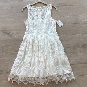 New with tag anthropology ivory dress size 8